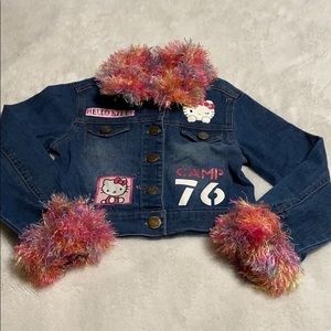 Girls Hello Kitty Jean Jacket.  NWOT!